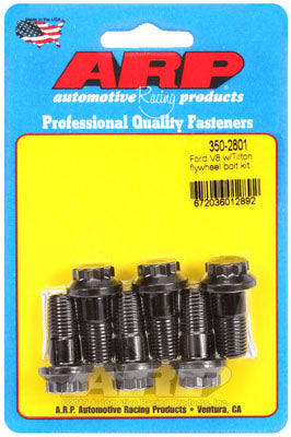 ARP 350-2801 Flywheel Bolt Kit for for Ford V8 w/Tilton flywheel. 6 pieces Photo-0