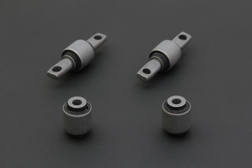 HARDRACE 6656 REAR UPPER CONTROL ARM BUSHING HARDEND RUBBER 4PCS/S MITSUBISHI EVO 4-9. Photo-0