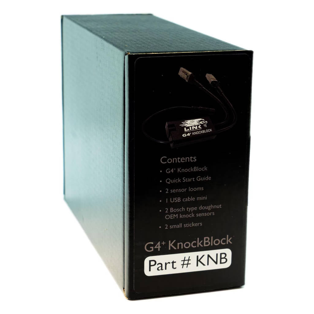 LINK ECU 105-1000 KnockBlock G4+, includes two knock sensors, rechargable, ruggard CNC enclosure with flying leads Photo-0