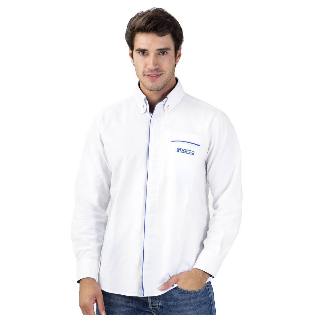 SPARCO 01257BI6XXX SHIRT (LONG SLEEVE) WHITE size XXXL Photo-0