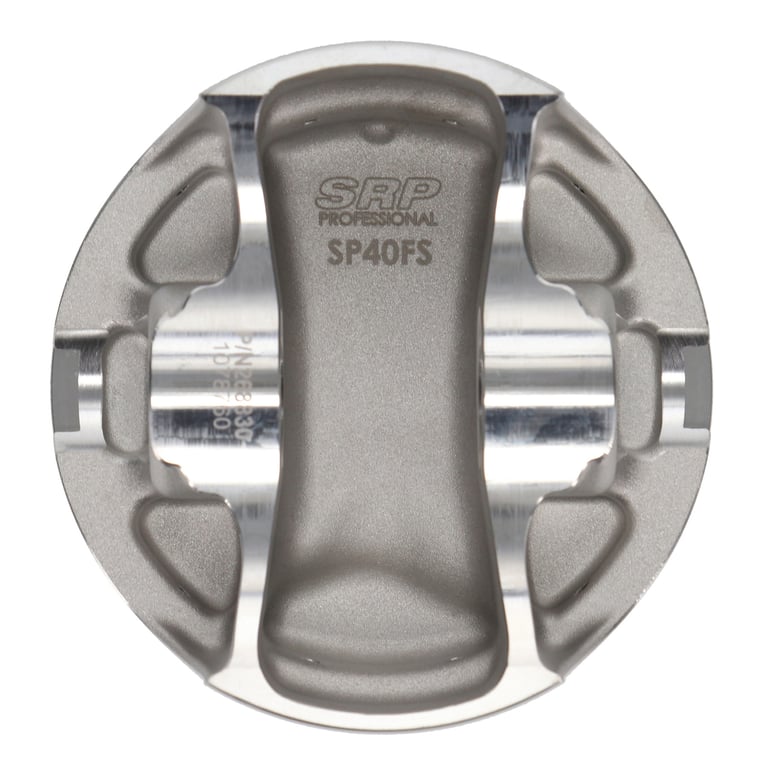 JE 367120 Piston Kit SRP Pro 2618 (4.155 in. Bore, 1.125 in. CH, -5.00 CC) for CHEVROLET Small Block Engine Photo-2