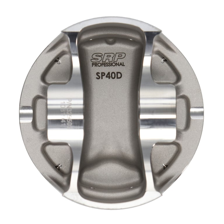 JE 367125 Piston Kit SRP Pro 2618 (4.135 in. Bore, 1.000 in. CH, -16.00 CC) for CHEVROLET Small Block Engine Photo-2