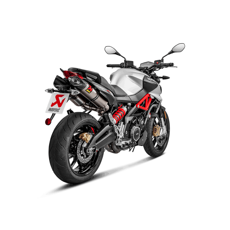 AKRAPOVIC S-A9SO1-HDT/1 Exhaust system Slip-On Line (Titanium) APRILIA SHIVER 900 2017-2019 Photo-1