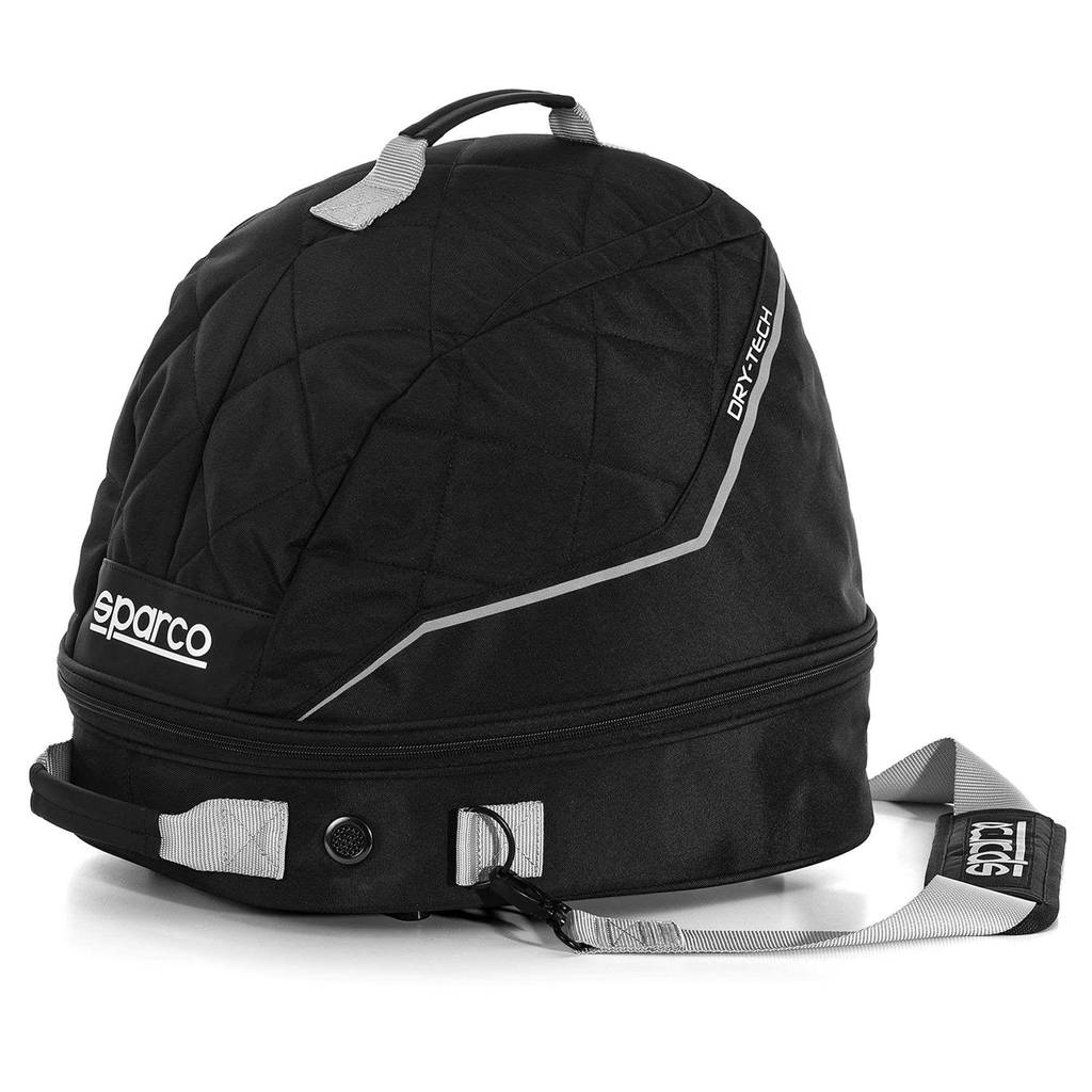 SPARCO 016441NRSI DRY-TECH Helmet and F.H.R. bag, 1,3 kg, 40x30x14 cm, black/silver Photo-0