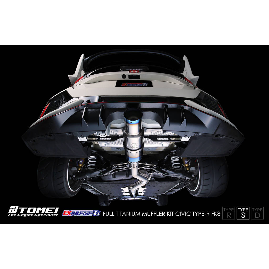 TOMEI TB6090-HN06B Full Titanium Muffler Kit Expreme Ti Type-S for HONDA Civic Type R (FK8) 2017–2021 Photo-1