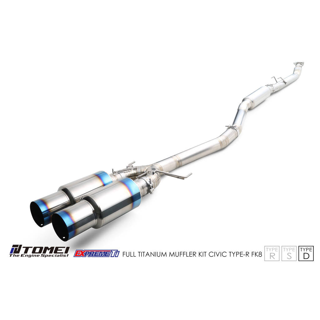 TOMEI TB6090-HN06C Full Titanium Muffler Kit Expreme Ti Type-D for HONDA Civic Type R (FK8) 2017–2021 Photo-5