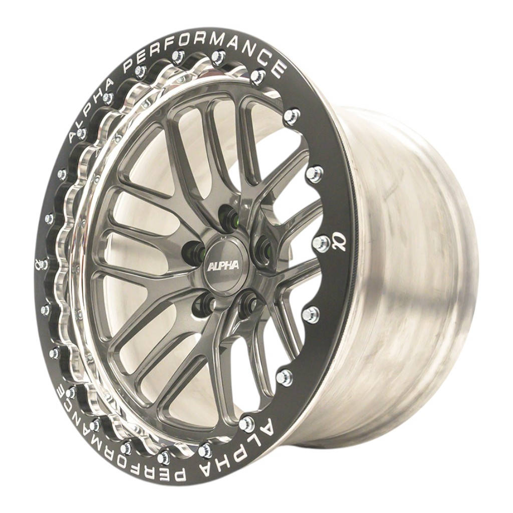 AMS AMSSB171F6566 2-Piece Front Beadlock Drag Wheel 17X10" (Each) for NISSAN R35 GT-R Photo-3