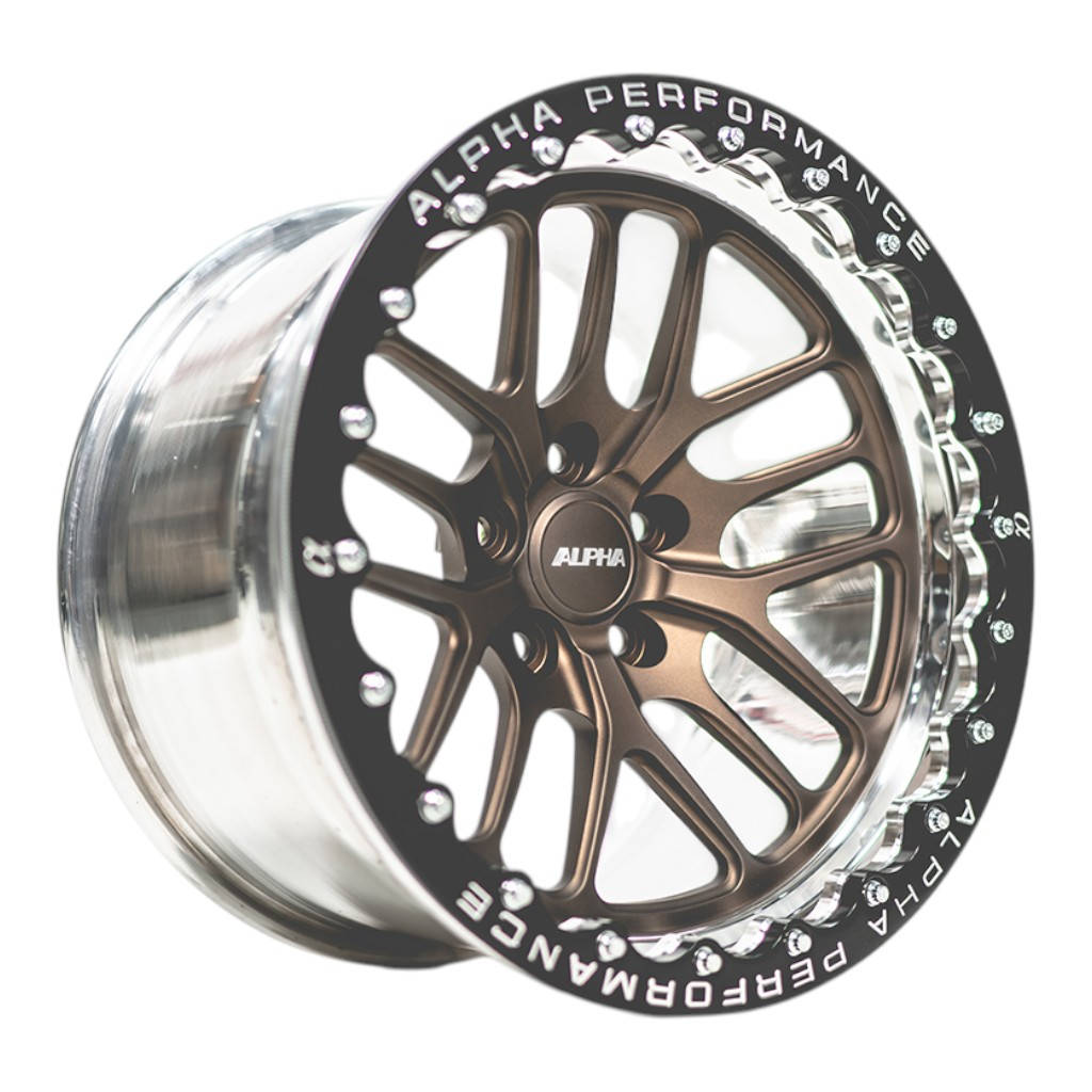 AMS AMSSB171F6555 2-Piece Rear Beadlock Drag Wheel 17X10" (Each) for NISSAN R35 GT-R Photo-2