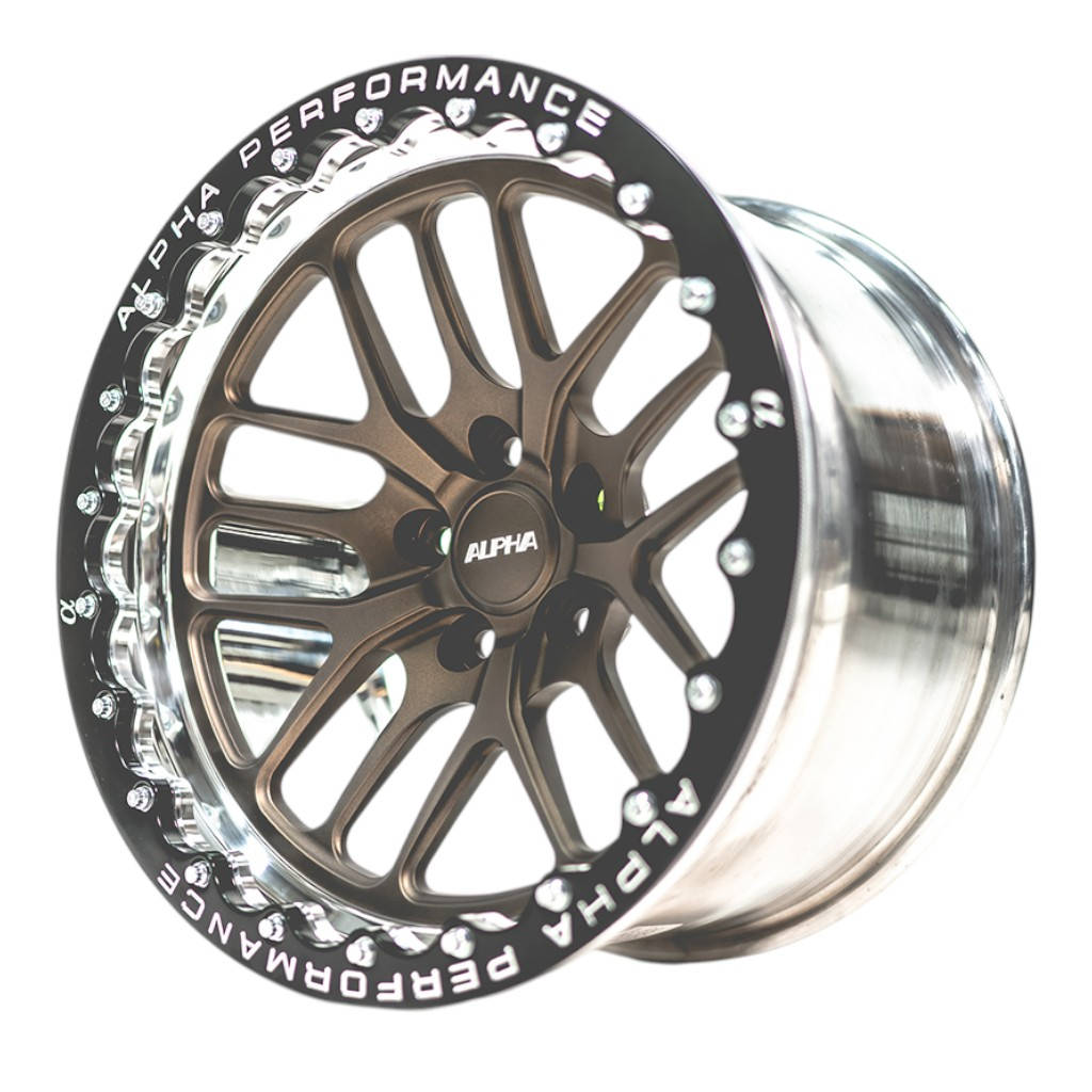 AMS AMSSB171F6555 2-Piece Rear Beadlock Drag Wheel 17X10" (Each) for NISSAN R35 GT-R Photo-4
