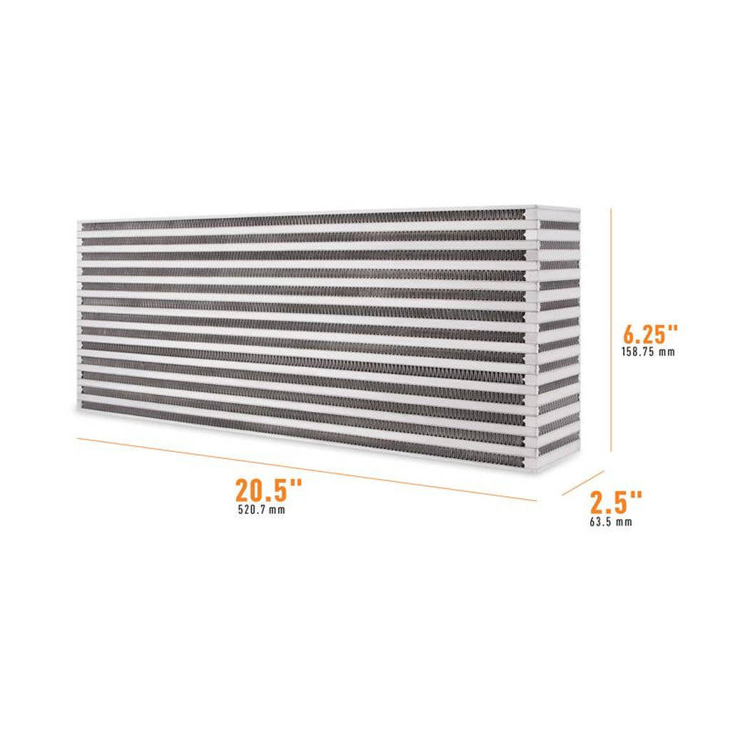 MISHIMOTO MMUIC-15 UNIVERSAL Air-to-Air Race Intercooler Core, 20.5"x6.25"x2.5" Photo-0
