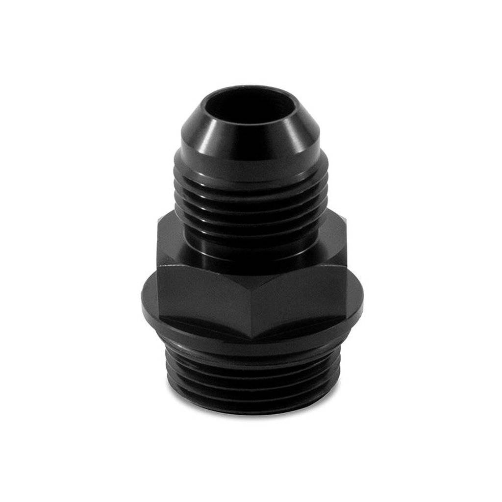 MISHIMOTO MMFT-M27-10BK M27x2.0 to -10AN Aluminum Fitting, Black Photo-0
