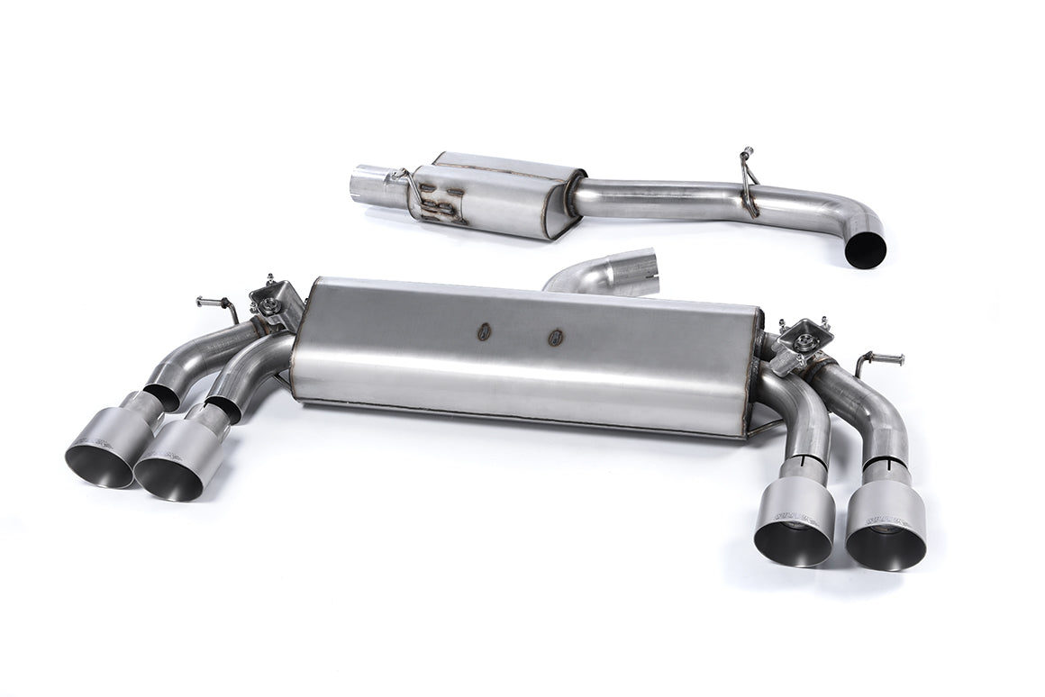 MILLTEK SSXVW401 Cat-back Quad 100mm GT100 ECA VW Golf MK7 R 2.0 TSI 300PS Photo-0