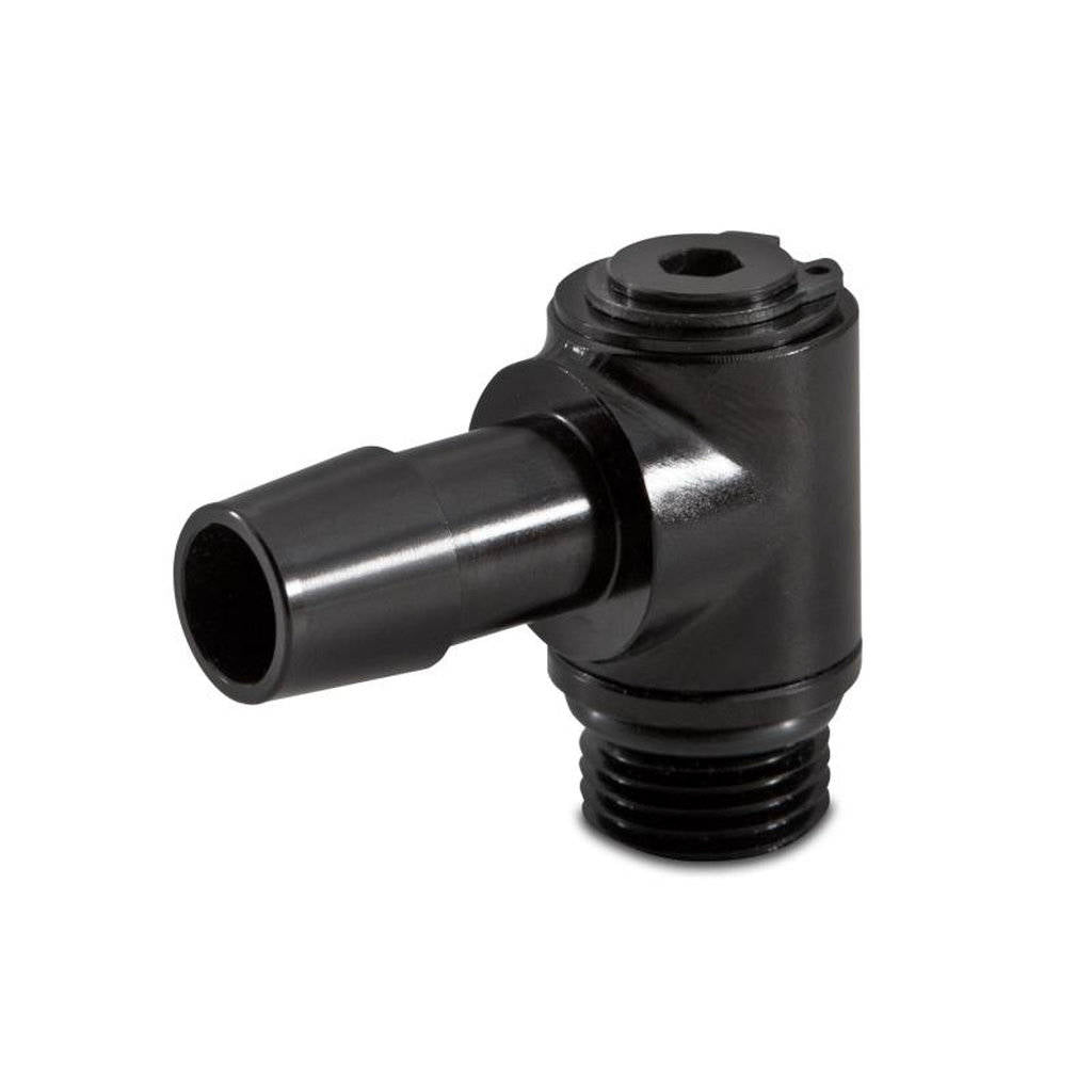 MISHIMOTO MMFT-M16-10SBK 90 Degree Banjo Swivel M16x1.5 1/2" Barbed Fitting Photo-1
