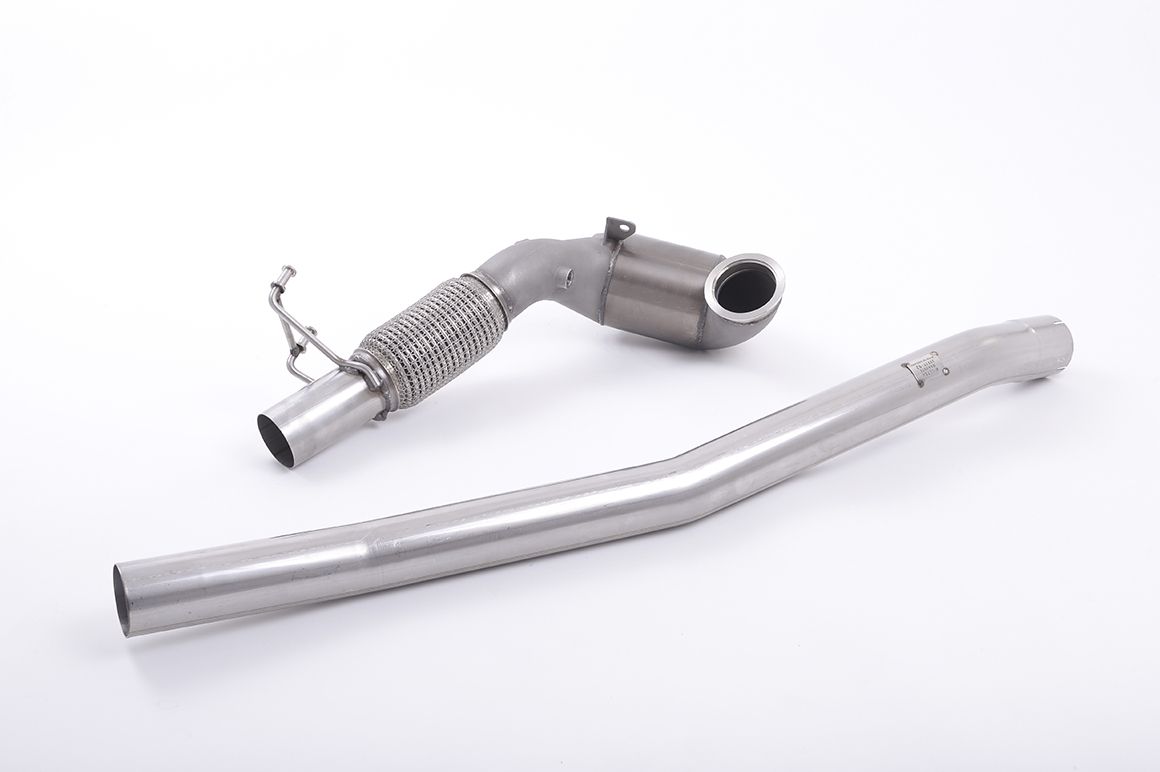MILLTEK SSXAU583 Large Bore Downpipe and Hi-Flow Sports Cat AUDI TT Mk3 TTS 2.0TFSI Quattro Photo-0