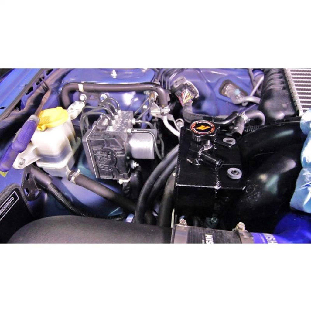 MISHIMOTO MMRT-WRX-08E SUBARU WRX Aluminum Coolant Expansion Tank, 2008-2014 Black Photo-6