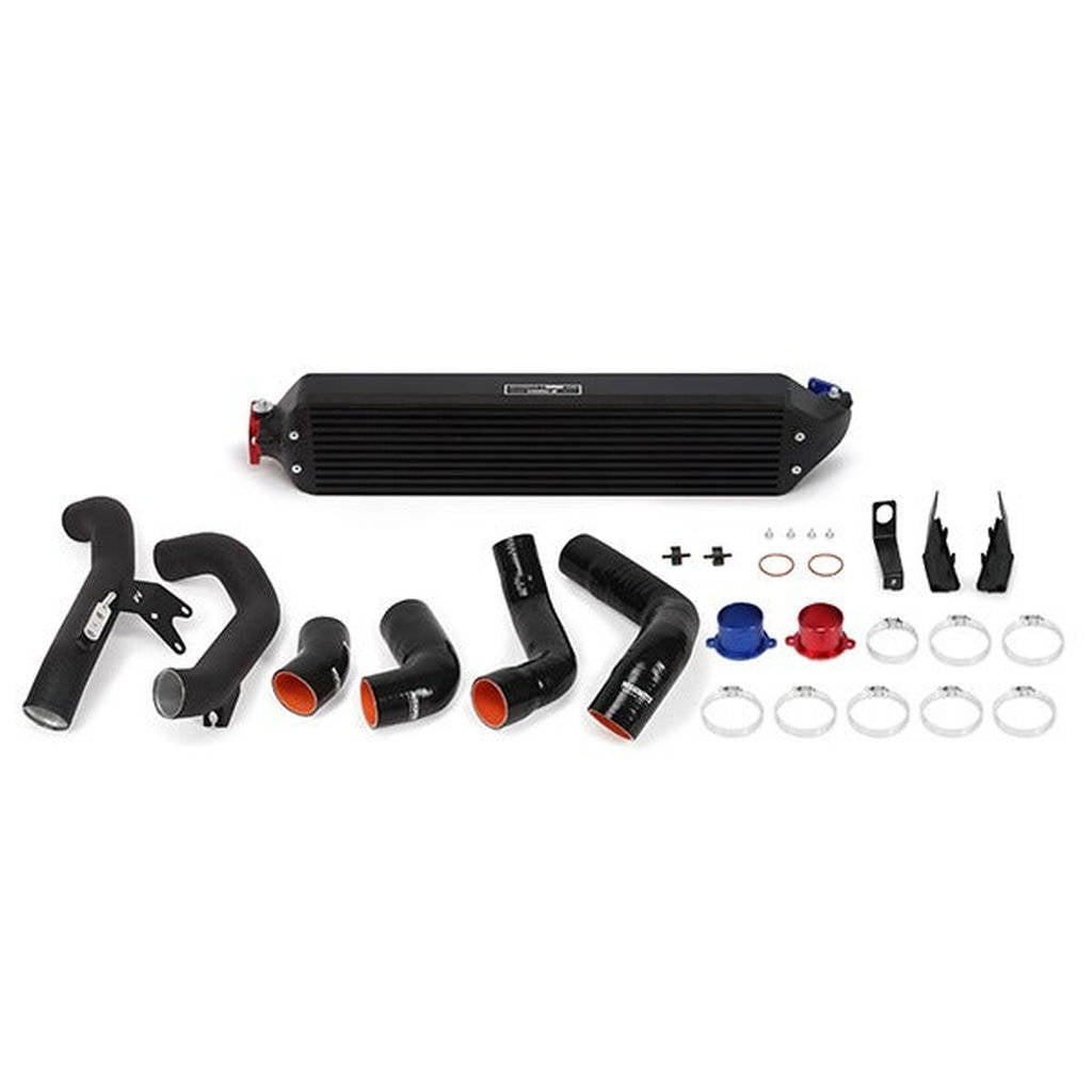 MISHIMOTO MMINT-CIV-16KBKWBK HONDA Civic 1.5T/Si Performance Intercooler Kit 2016+ Black Intercooler, Black Pipes Photo-0