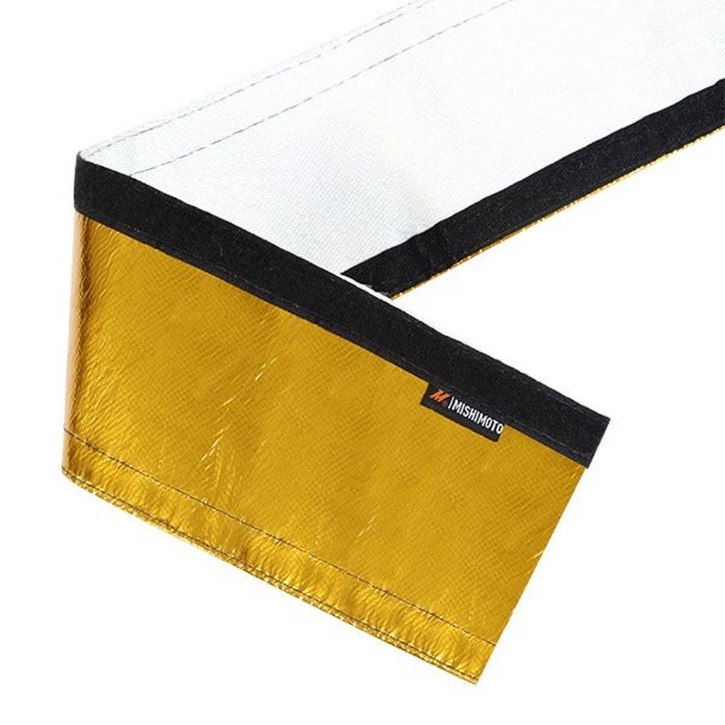 MISHIMOTO MMHP-HSS-1236GD Heat Shielding Sleeve, Gold 1/2"x36" Photo-0