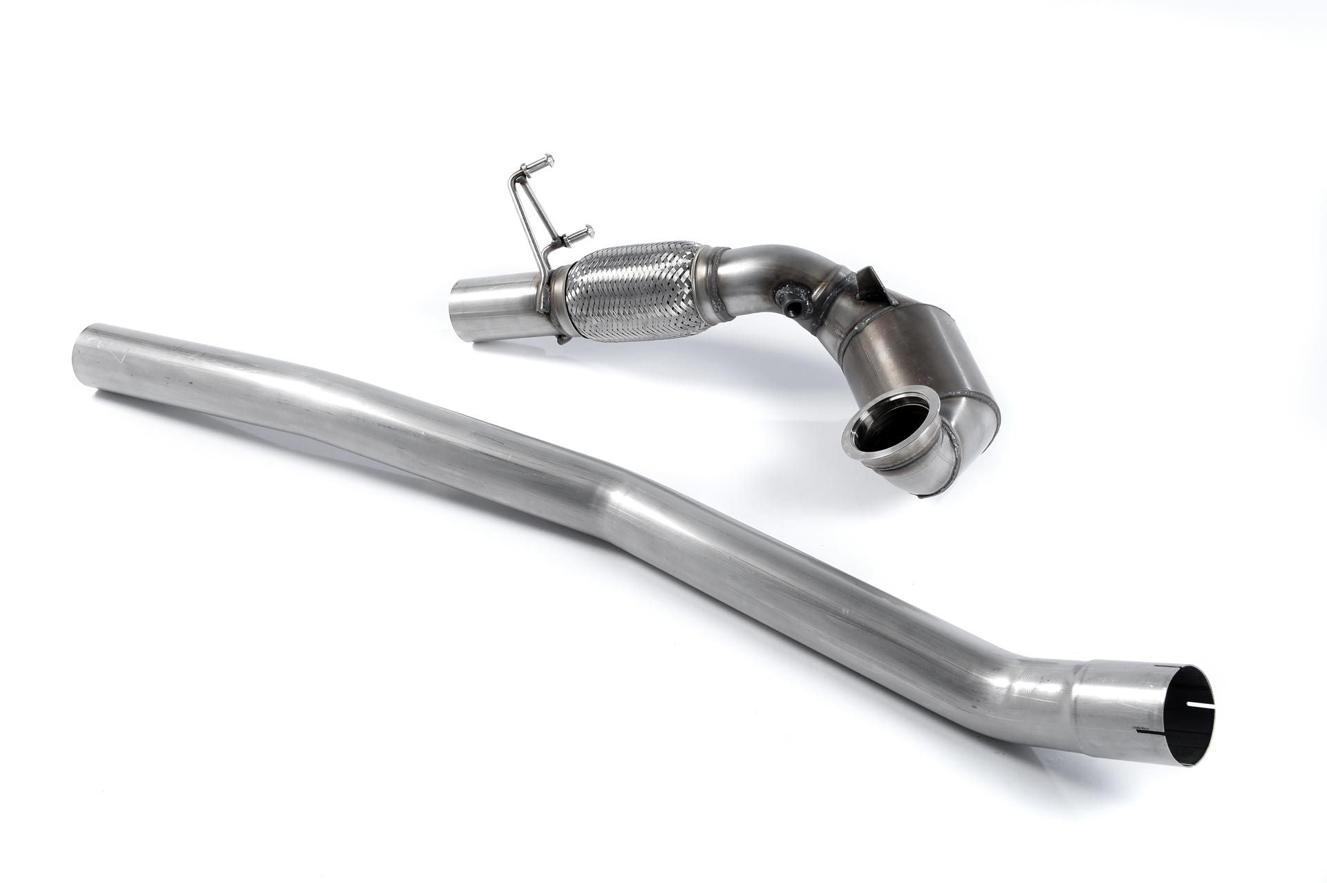MILLTEK SSXAU582 Large Bore Downpipe and Hi-Flow Sports Cat AUDI TT Mk3 TTS 2.0TFSI Quattro Photo-0