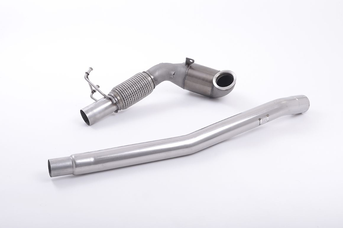 MILLTEK SSXAU586 Large Bore Downpipe and Hi-Flow Sports Cat AUDI TT Mk3 TTS 2.0TFSI Quattro Photo-0