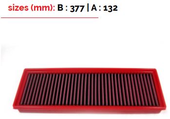 BMC FB744/20 377x132 PANEL AIR FILTER Photo-0