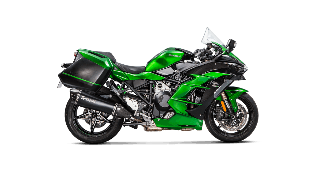 AKRAPOVIC S-K10SO21-HRAABL Slip-On Line (Titanium) KAWASAKI NINJA H2 SX 2018 Photo-2
