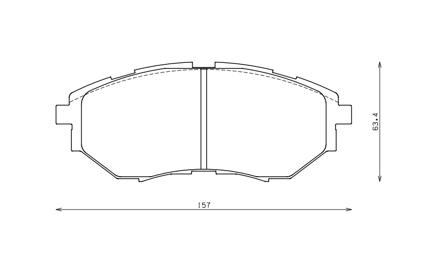 ENDLESS EP417MX72 Front brake pads SUBARU LEGACY Turbo/2.5GT/3.6/OUTBACK 3.6R/TRIBECA Photo-0