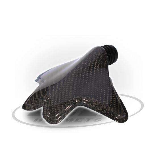 BELL 2070112 FORCED AIR Top 8 holes for HP5/HP7/HP77/RS7, V05, carbon, 180 degree Photo-1