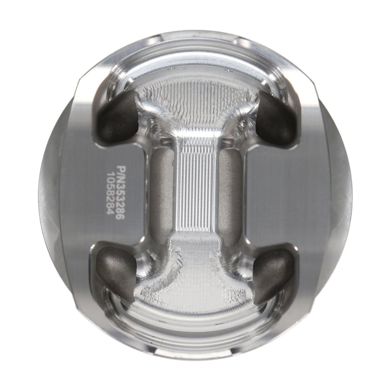 JE 381249 Piston Kit (3.445 in. Bore, 1.335 in. CH, 27.70 CC) for PORSCHE 2.4L Engine Photo-2