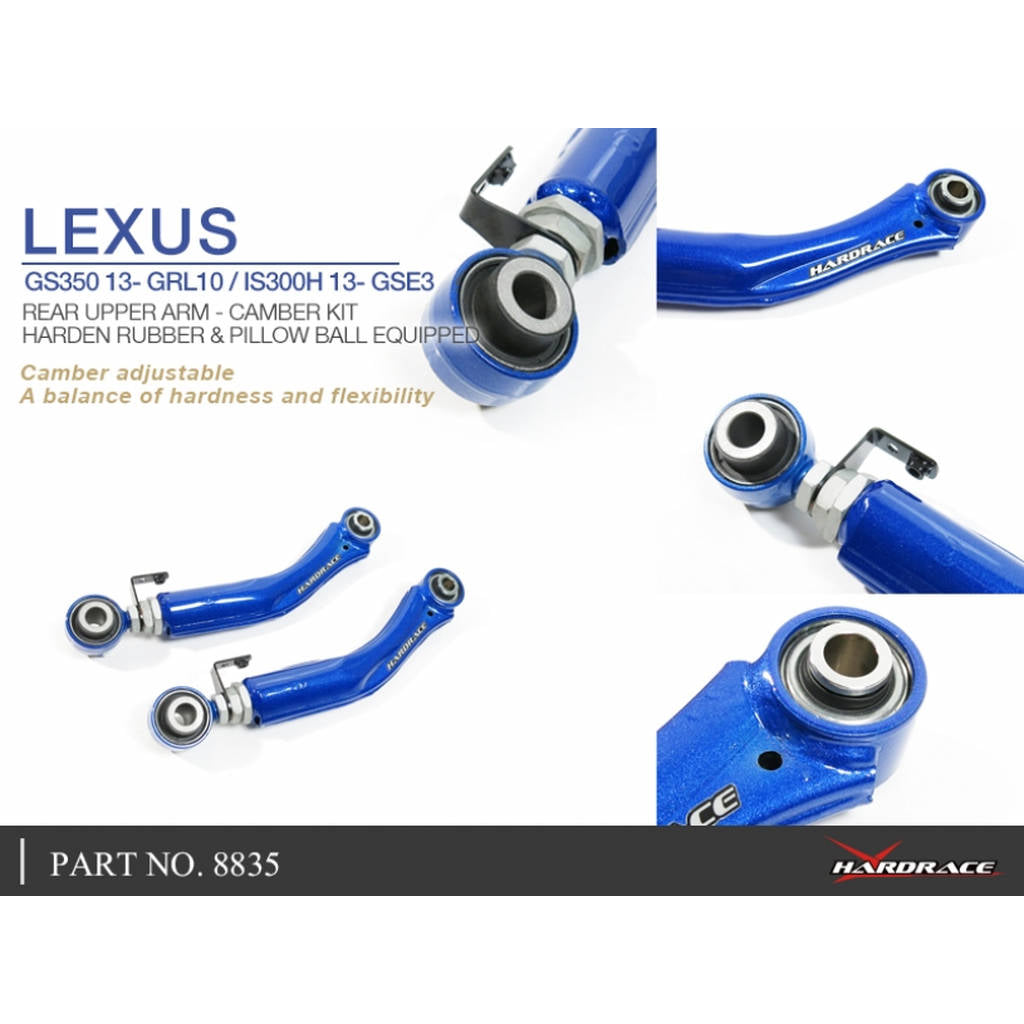 HARDRACE 8835 ADJ. CAMBER/TOE/CASTER ARM- LEXUS GS350 GRL10 13- Photo-4