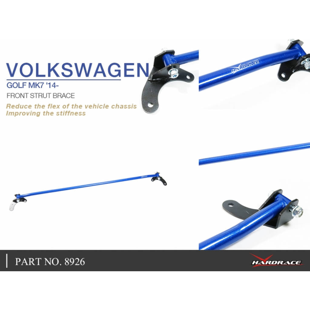 HARDRACE 8926 BODY REINFORCED BAR VW GOLF MK7 14- Photo-3