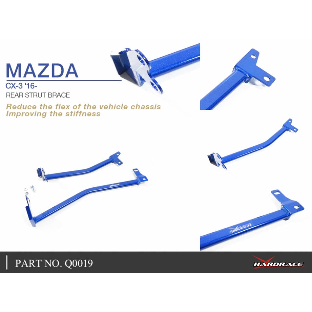 HARDRACE Q0019 BODY REINFORCED BAR MAZDA CX3 16- Photo-3