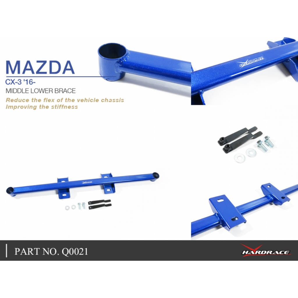 HARDRACE Q0021 BODY REINFORCED BAR MAZDA CX3 16- Photo-2