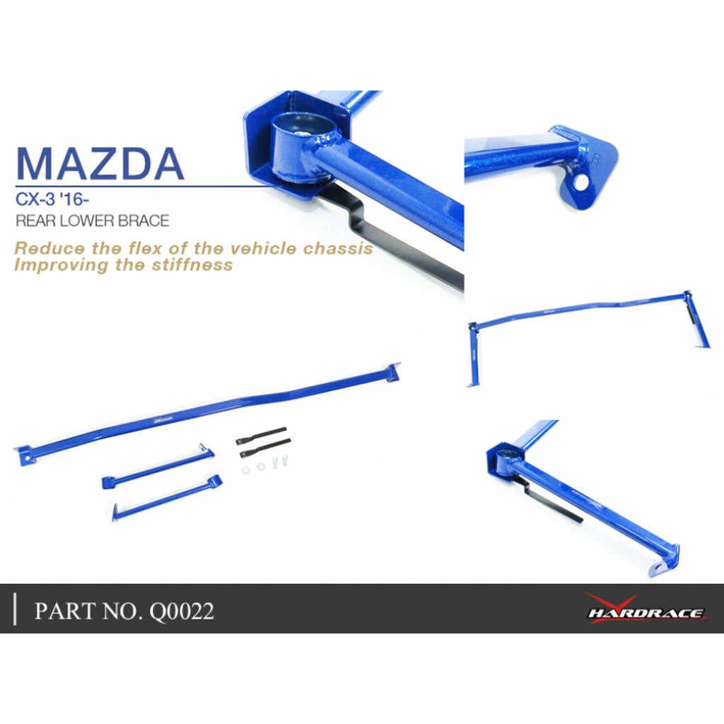 HARDRACE Q0022 BODY REINFORCED BAR MAZDA CX3 16- Photo-5