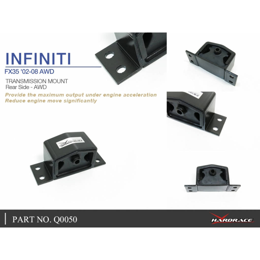 HARDRACE Q0050 HARDEN ENGINE MOUNT INFINITI FX35 S50 03-08 Photo-4