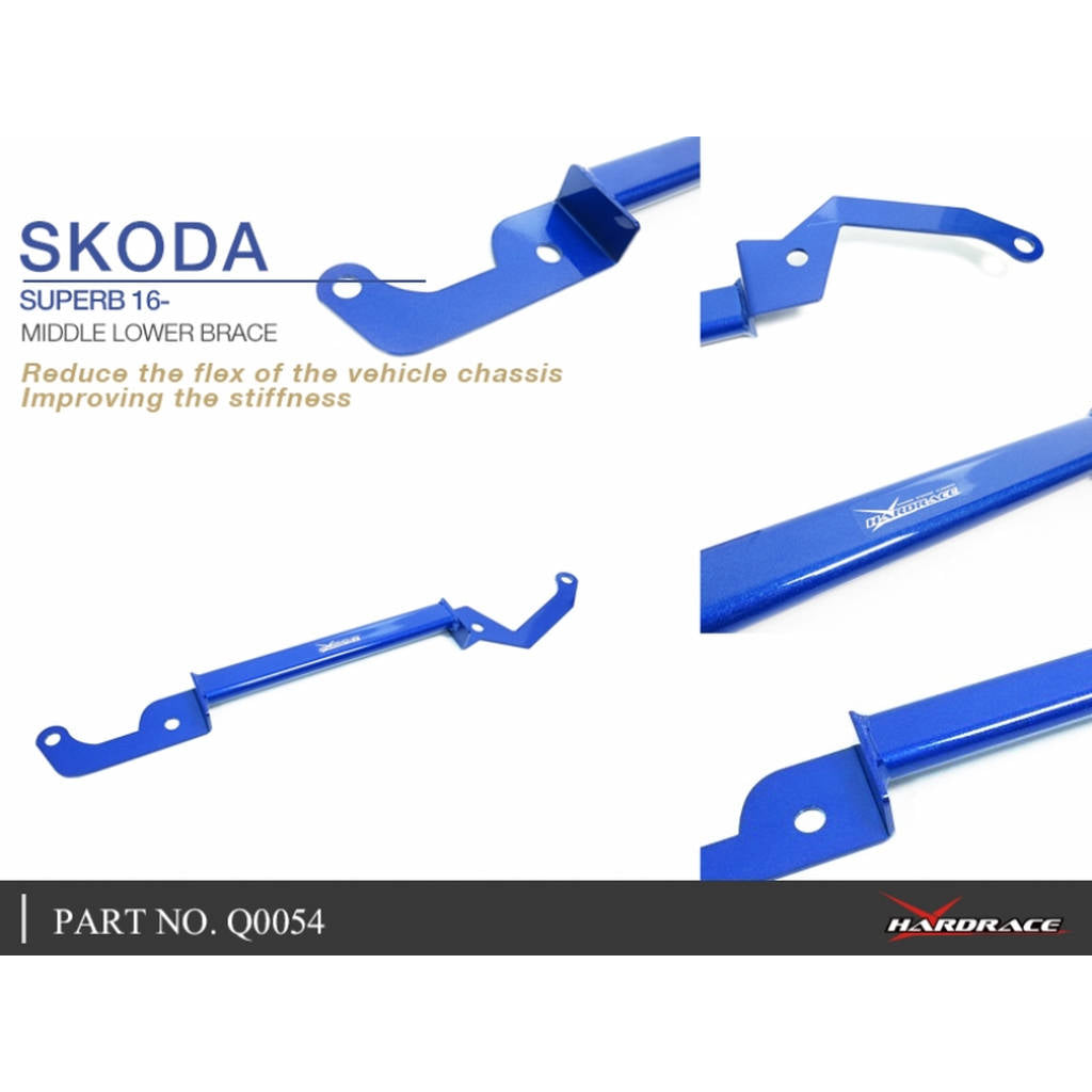 HARDRACE Q0054 BODY REINFORCED BAR SKODA SUPERB B8 15- Photo-4