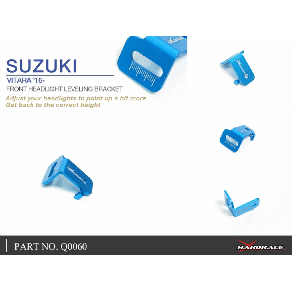 HARDRACE Q0060 HEADLIGHT LEVELING BRACKET SUZUKI VITARA 16- Photo-5