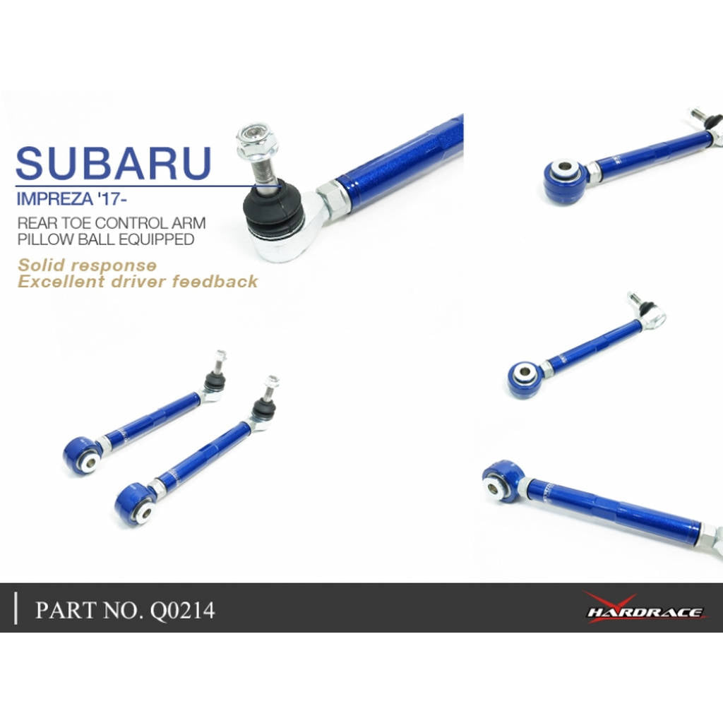 HARDRACE Q0214 ADJ. CAMBER/TOE/CASTER ARM- SUBARU IMPREZA GK/GT 17- Photo-4