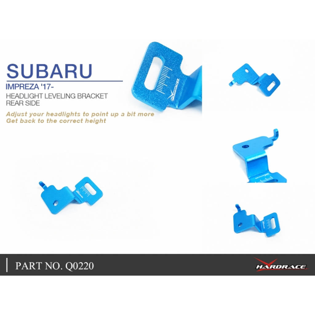 HARDRACE Q0220 HEADLIGHT LEVELING BRACKET SUBARU IMPREZA GK/GT 17- Photo-4