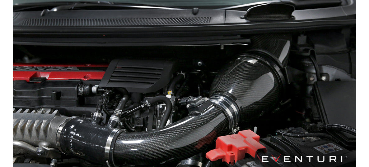 EVENTURI EVE-FK2V2-CF-LHD-INT Intake system V2 HONDA Civic Type R FK2 LHD (carbon fiber) Photo-1