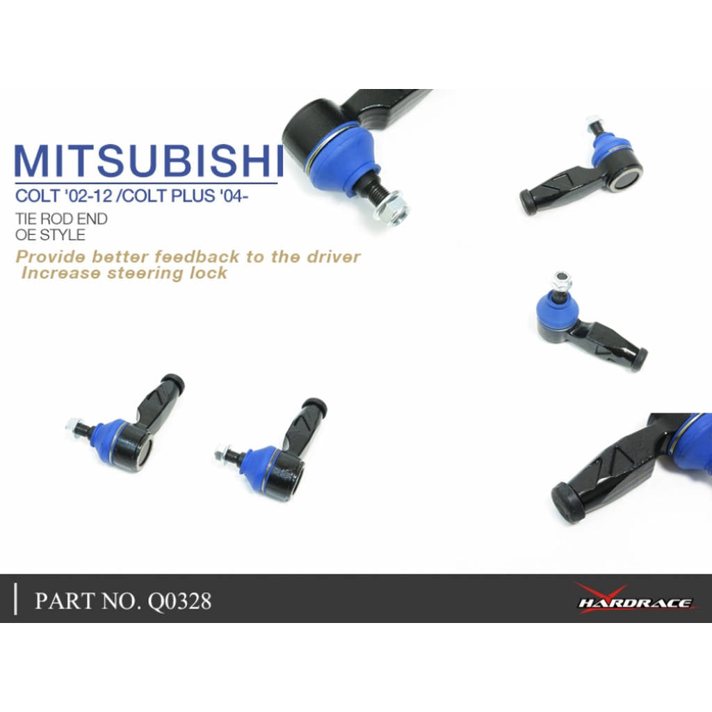 HARDRACE Q0328 UPGRADE TIE ROD END MITSUBISHI COLT 04- Photo-4