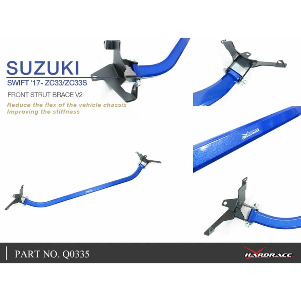 HARDRACE Q0335 BODY REINFORCED BAR SUZUKI SWIFT ZC33/ZC33S 17- Photo-5