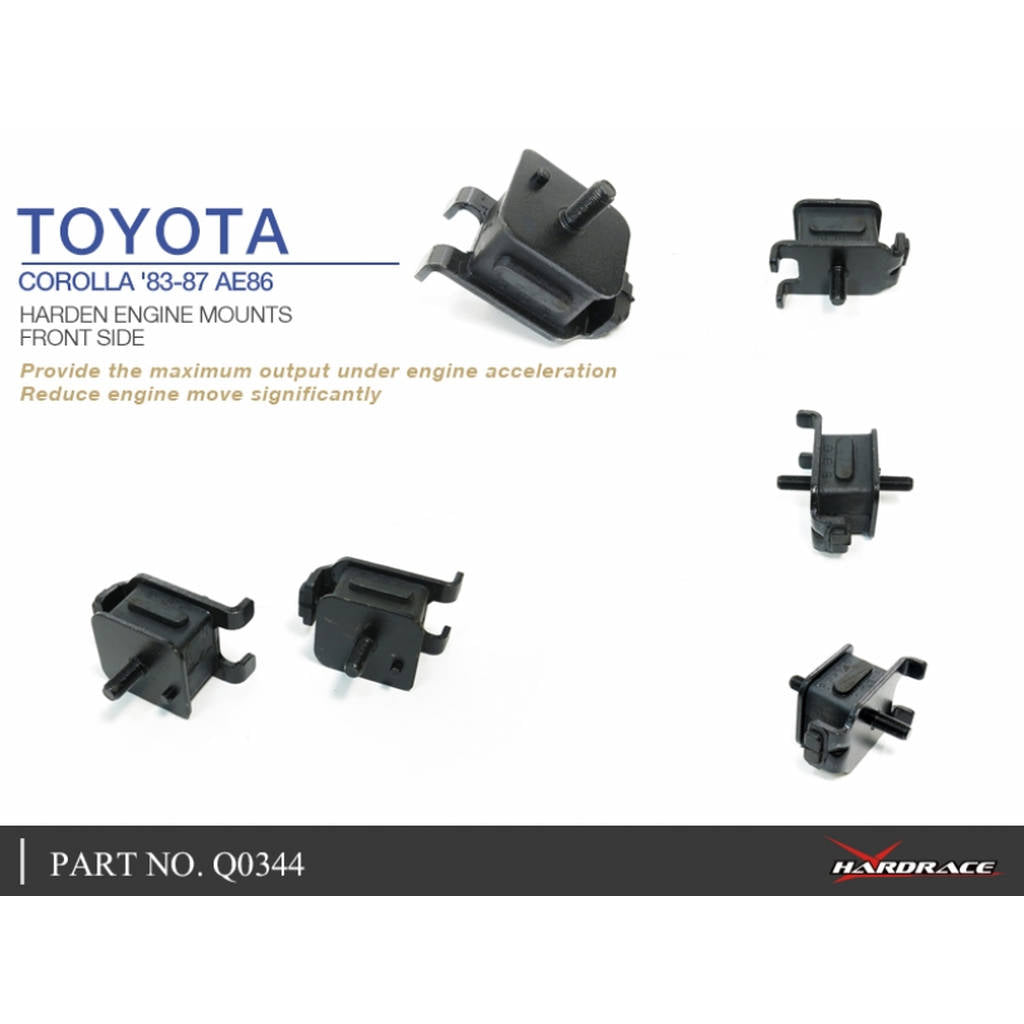 HARDRACE Q0344 HARDEN ENGINE MOUNT TOYOTA COROLLA AE86 83-87 Photo-4