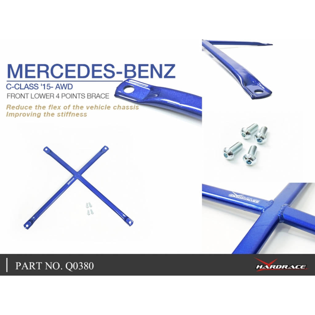 HARDRACE Q0380 BODY REINFORCED BAR MERCEDES-Benz W205 C'S W205/S205/C205 15- Photo-6