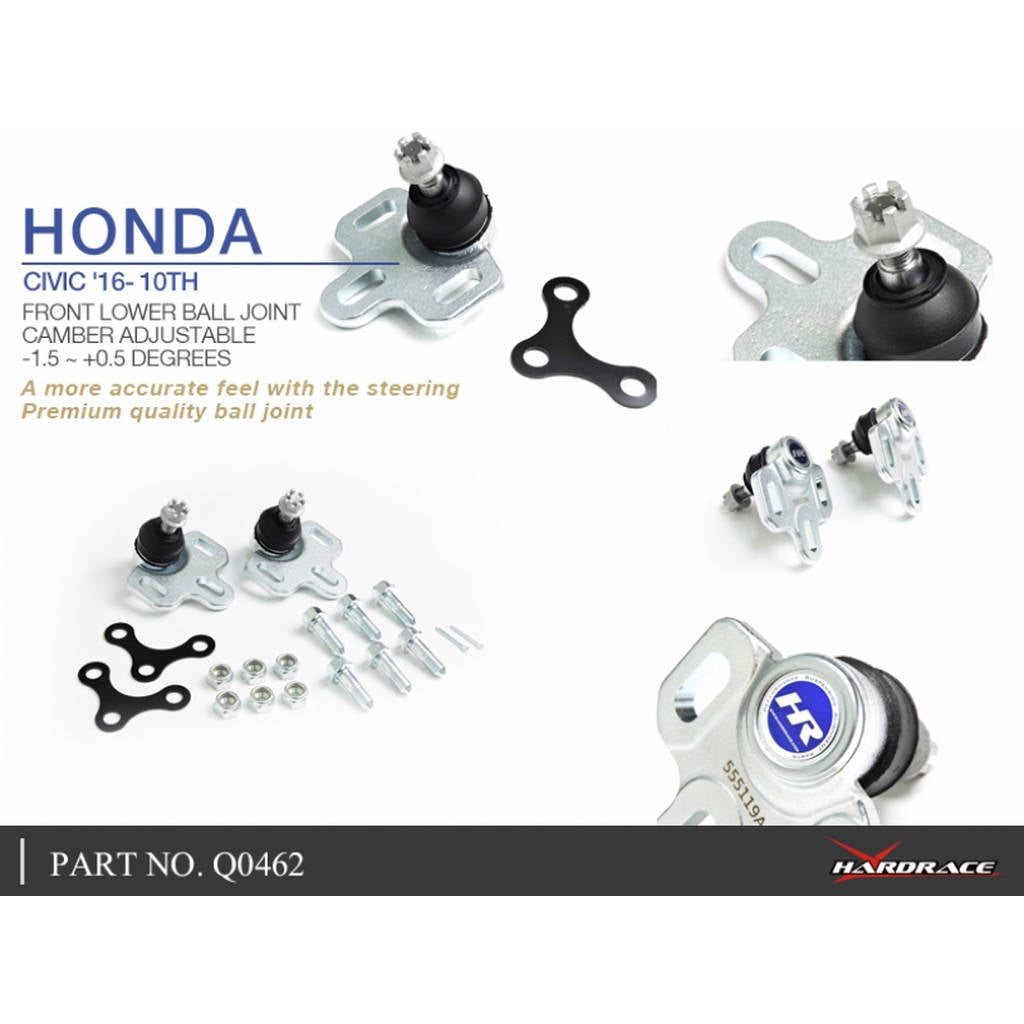 HARDRACE Q0462 RC BALL JOINT HONDA CIVIC FC/10TH 16- Photo-6