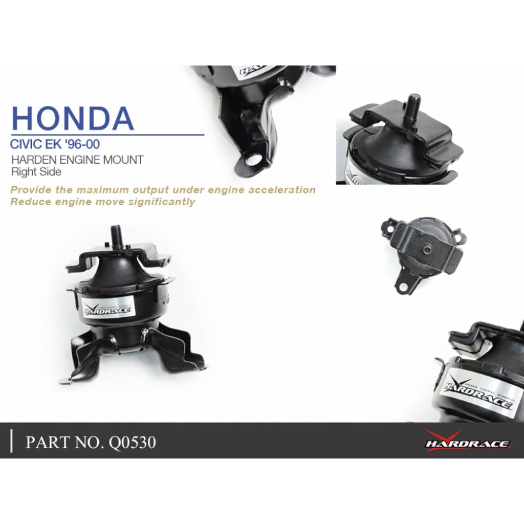 HARDRACE Q0530 HARDEN ENGINE MOUNT HONDA CIVIC K8 96-00 Photo-6