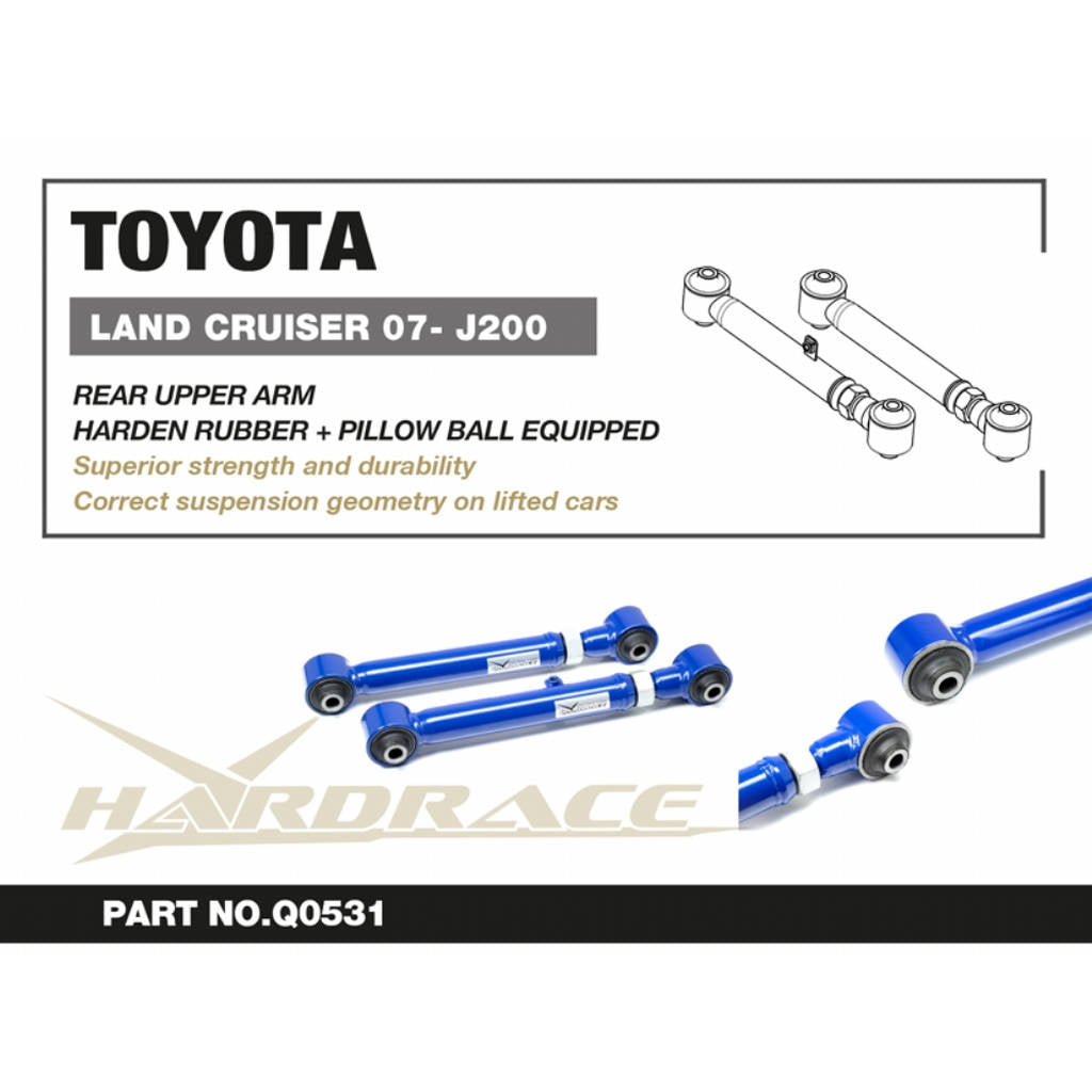 HARDRACE Q0531 4X4 ARMS TOYOTA LAND CRUISER J200 07- Photo-1