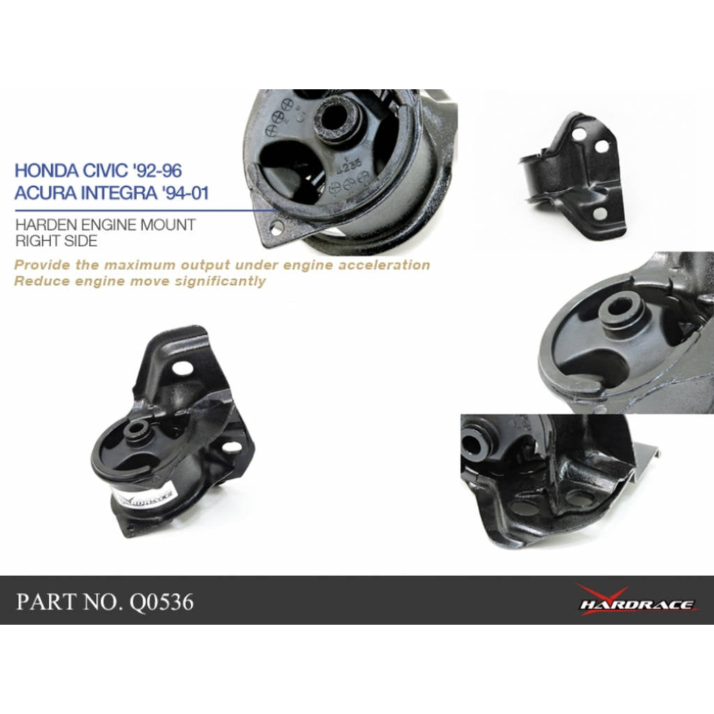 HARDRACE Q0536 HARDEN ENGINE MOUNT HONDA CIVIC EG/K6 92-96 Photo-6