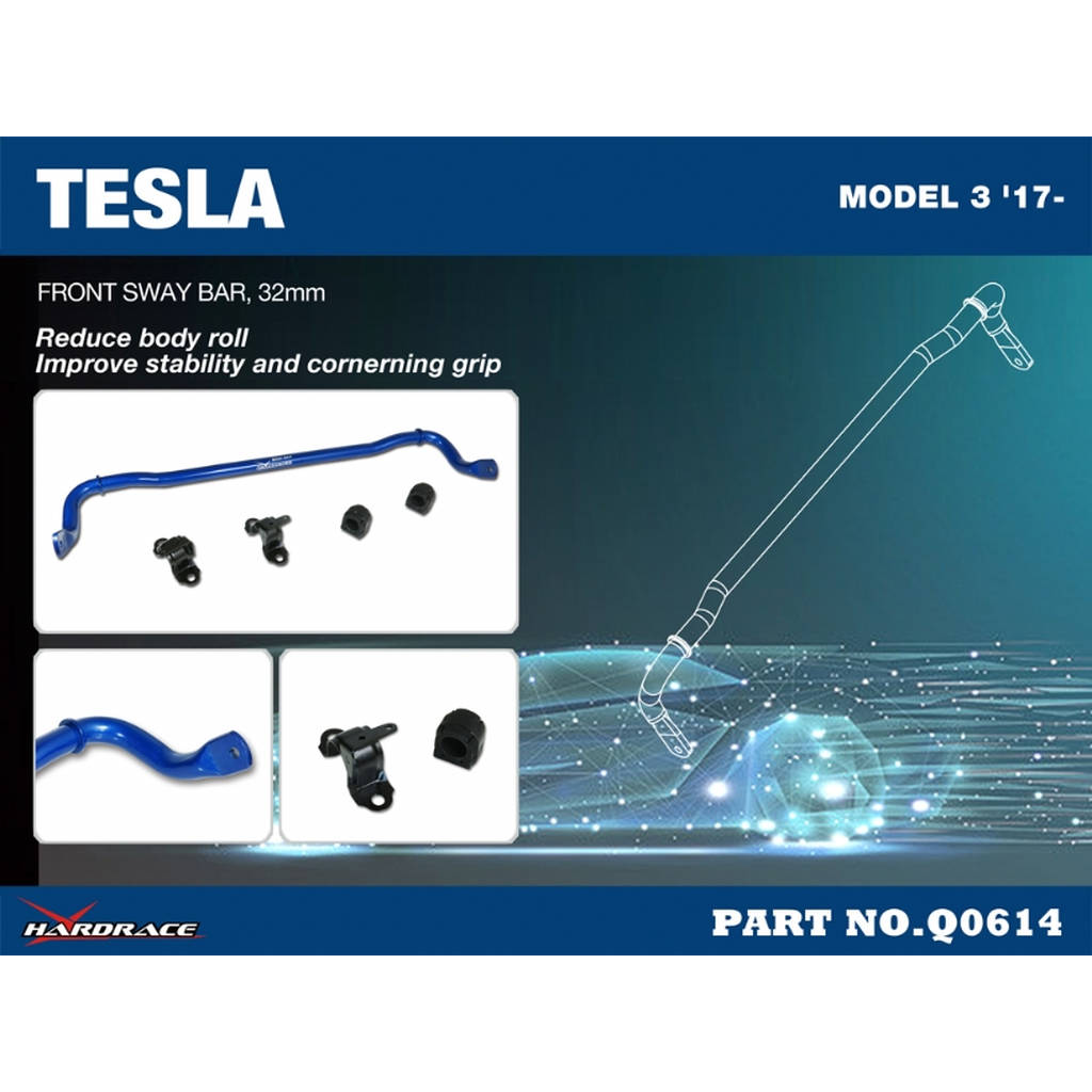HARDRACE Q0614 SWAY BAR TESLA MODEL 3 17- Photo-2