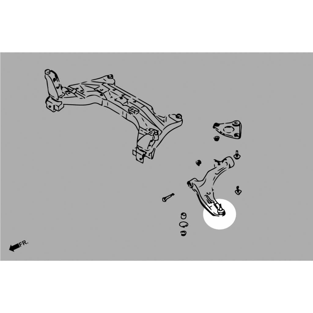 HARDRACE Q0623 UPGRADE BALL JOINT NISSAN PRIMERA P10 90-96 Photo-5