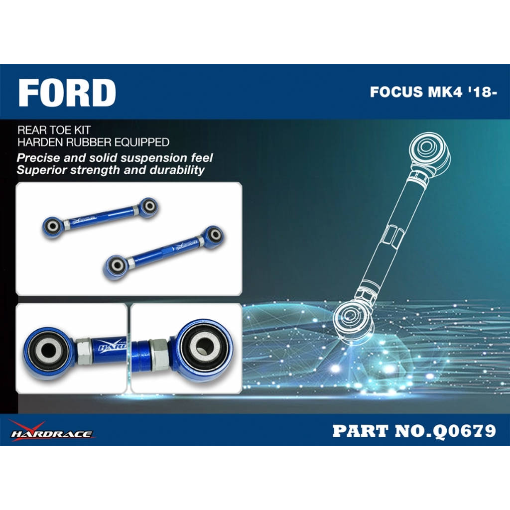 HARDRACE Q0679 ADJ. CAMBER/TOE/CASTER ARM- FORD FOCUS MK4 19- Photo-1